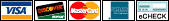 We accept credit cards.