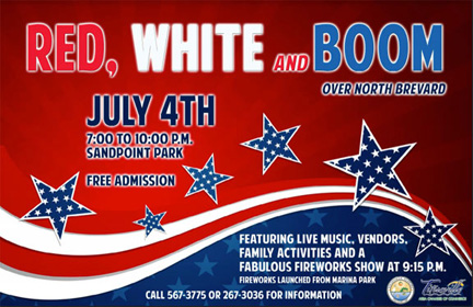 Red, White & BOOM - Fourth of July in Titusville, FL.