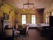 Fort Christmas Beehead Ranch House interior. Click to enlarge.
