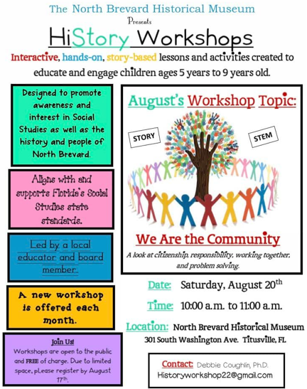 August's Workshop Topic: We are The Community.