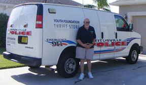 Youth Foundation Thrift Store van.