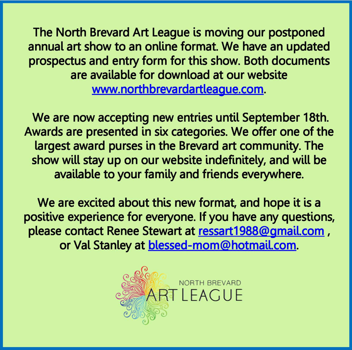 North Brevard Art League Art Show Update