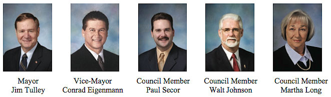 2009 Titusville FL City Council members.