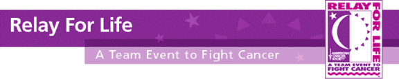 Relay For Life banner