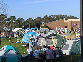 Tents at Relay For Life