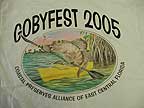 Goby Fest Logo on back of T-shirts.
