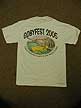 Back view of T-shirts.