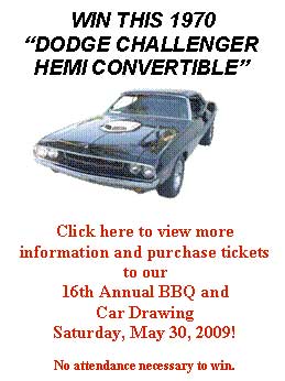 16th annual bar-b-que and car drawing