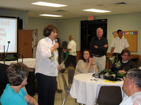 Name That Tune Guild President Ann Marie Brush