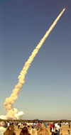 STS-95 Launch from Press Site