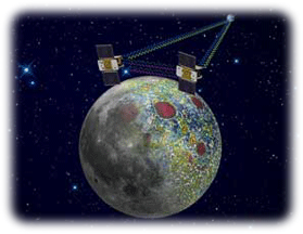 Twin GRAIL spacecraft will map the gravity of the moon.