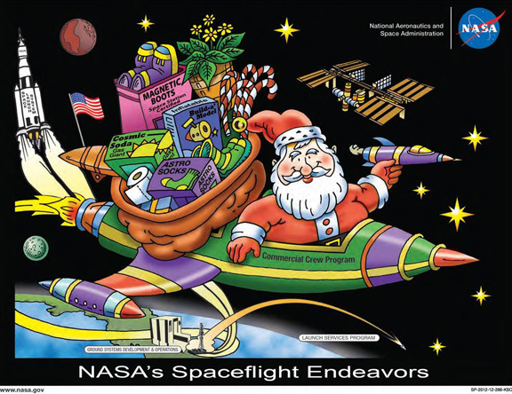 NASA helps Santa