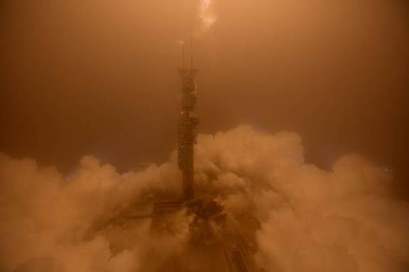 ULA Atlas V rocket launched from Vandenberg AFB.