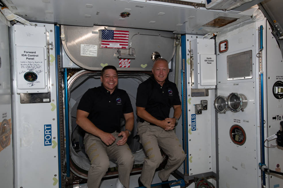 NASA astronauts get ready to return.