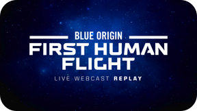 Blue Origin First Human Flight Live Webcast replay