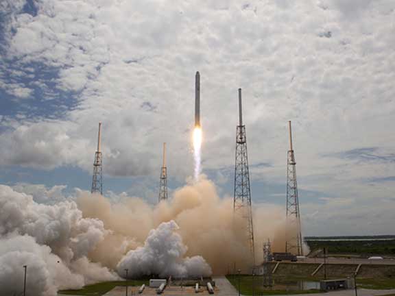 SpaceX celerates its first 10 years. 6