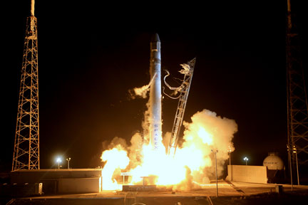 SpaceX's Falcon 9 launch - May 22, 2012