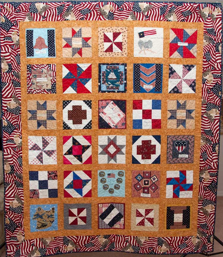 Florida Fallen Heroes quilt #8