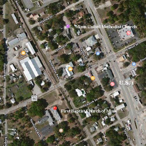 Locations of the Mullet Festival