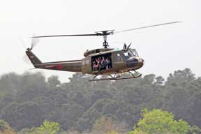 Ride in a Huey helicopter and other aircraft.