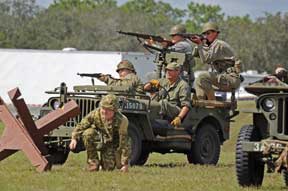World War 2 reinactors