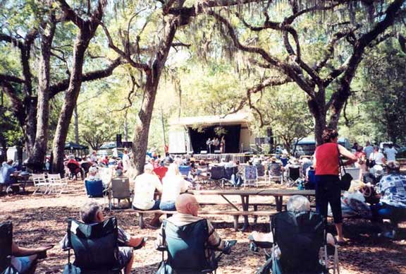 Bluegrass Festival - Audience & stage