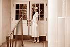 The Face Behind the Veil - on the steps