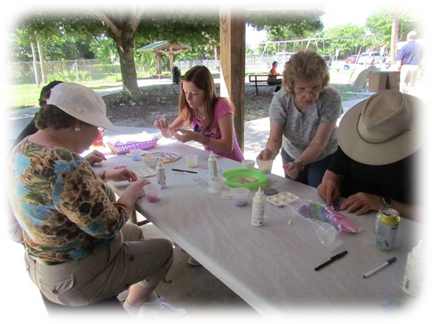 Craft activities for folks with disabilities.