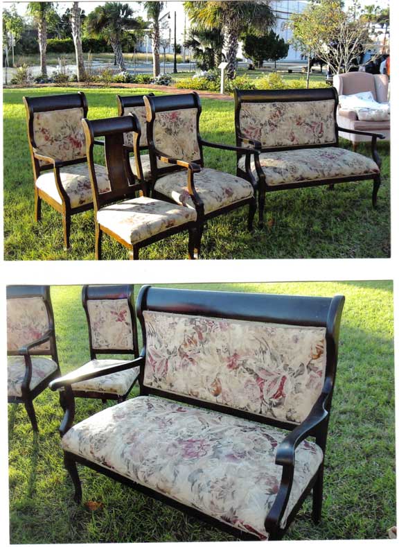 5 Piece Vintage Palor Set for sale